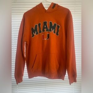 University of Miami hurricanes sweatshirt